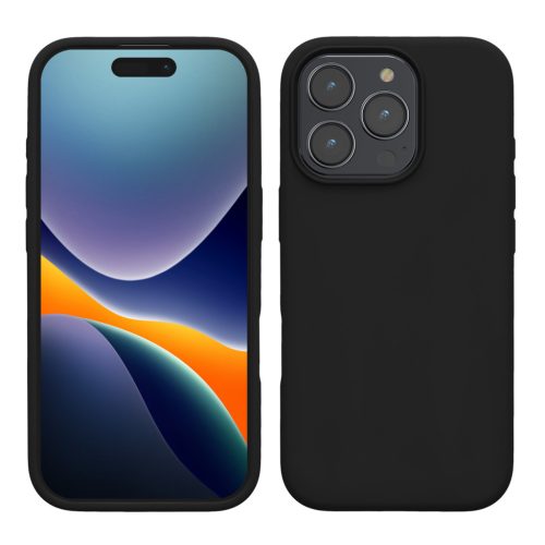 Kwmobile калъф за Apple iPhone 16 Pro Max, черен, силиконов, KWM000022TX005C
