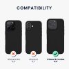 Kwmobile калъф за Apple iPhone 16 Pro Max, черен, силиконов, KWM000022TX005C