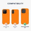 Kwmobile калъф за Apple iPhone 16 Pro Max, оранжев, силиконов, KWM000022TX008C