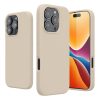 Kwmobile калъф за Apple iPhone 16 Pro Max, кремав, силиконов, KWM000022TX009C