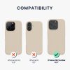 Kwmobile калъф за Apple iPhone 16 Pro Max, кремав, силиконов, KWM000022TX009C