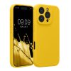 Kwmobile калъф за Apple iPhone 16 Pro, жълт, силиконов, KWM000022TZ002C
