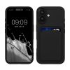 Kwmobile калъф за Apple iPhone 16, черен, силиконов, KWM000022UF001C