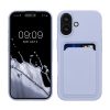 Kwmobile калъф за Apple iPhone 16, син, силиконов, KWM000022UF003C