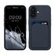 Kwmobile калъф за Apple iPhone 16, тъмносин, силиконов, KWM000022UF004C