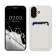 Kwmobile калъф за Apple iPhone 16, бял, силиконов, KWM000022UF005C