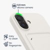 Kwmobile калъф за Apple iPhone 16, бял, силиконов, KWM000022UF005C