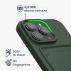 Kwmobile калъф за Apple iPhone 16 Pro, тъмнозелен, силиконов, KWM000022UH002C
