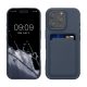 Kwmobile калъф за Apple iPhone 16 Pro, тъмносин, силиконов, KWM000022UH004C
