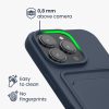 Kwmobile калъф за Apple iPhone 16 Pro, тъмносин, силиконов, KWM000022UH004C