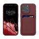 Kwmobile калъф за Apple iPhone 16 Pro, тъмночервен, силиконов, KWM000022UH006C