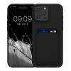 Силиконов калъф Kwmobile за Apple iPhone 16 Pro Max, черен, KWM000022UI001C