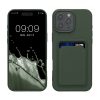 Kwmobile калъф за Apple iPhone 16 Pro Max, тъмнозелен, силиконов, KWM000022UI002C