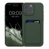 Kwmobile калъф за Apple iPhone 16 Pro Max, тъмнозелен, силиконов, KWM000022UI002C
