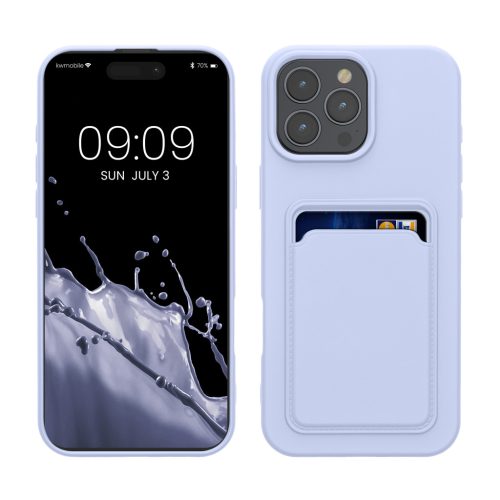Kwmobile калъф за Apple iPhone 16 Pro Max, син, силиконов, KWM000022UI003C