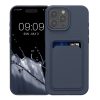 Kwmobile калъф за Apple iPhone 16 Pro Max, тъмносин, силиконов, KWM000022UI004C