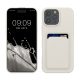 Силиконов калъф Kwmobile за Apple iPhone 16 Pro Max, бял, KWM000022UI005C