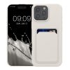Силиконов калъф Kwmobile за Apple iPhone 16 Pro Max, бял, KWM000022UI005C