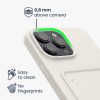 Силиконов калъф Kwmobile за Apple iPhone 16 Pro Max, бял, KWM000022UI005C