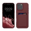 Kwmobile калъф за Apple iPhone 16 Pro Max, тъмночервен, силиконов, KWM000022UI006C