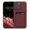 Kwmobile калъф за Apple iPhone 16 Pro Max, тъмночервен, силиконов, KWM000022UI006C