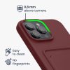 Kwmobile калъф за Apple iPhone 16 Pro Max, тъмночервен, силиконов, KWM000022UI006C
