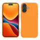 Kwmobile калъф за Apple iPhone 16, оранжев, силиконов, KWM000022UJ001C