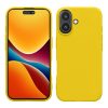 Kwmobile калъф за Apple iPhone 16, жълт, силиконов, KWM000022UJ002C