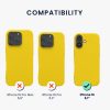 Kwmobile калъф за Apple iPhone 16, жълт, силиконов, KWM000022UJ002C