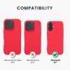 Kwmobile калъф за Apple iPhone 16, розов, силиконов, KWM000022UJ005C