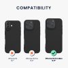 Силиконов калъф Kwmobile за Apple iPhone 16 Pro Max, черен, KWM000022UL002C