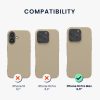 Kwmobile калъф за Apple iPhone 16 Pro Max, кремав, силиконов, KWM000022UL005C