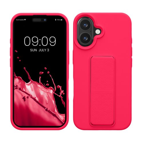 Kwmobile калъф за Apple iPhone 16, розов, силиконов, KWM000022UM001C