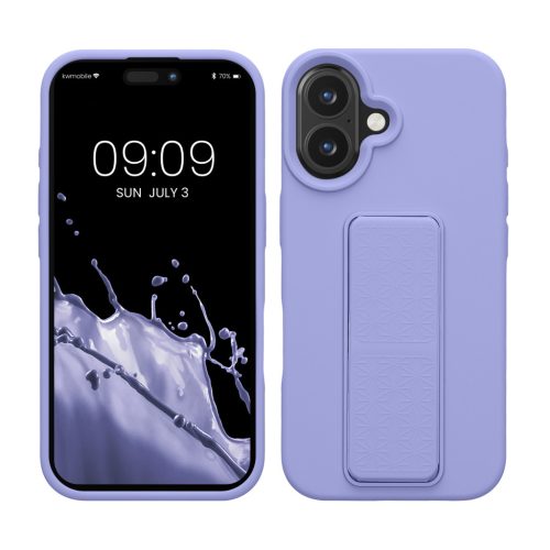 Kwmobile калъф за Apple iPhone 16, син, силиконов, KWM000022UM004C