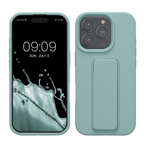 Kwmobile калъф за Apple iPhone 16 Pro, светло зелен, силиконов, KWM000022UN002C