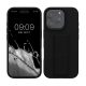 Kwmobile калъф за Apple iPhone 16 Pro, черен, силиконов, KWM000022UN003C