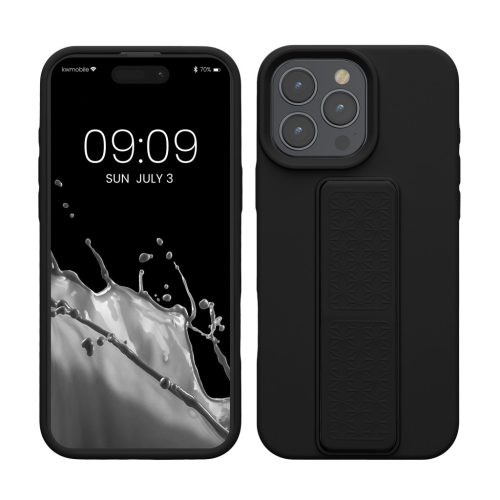 Kwmobile калъф за Apple iPhone 16 Pro Max, черен, силиконов, KWM000022UO003C
