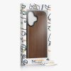Kwmobile калъф за Apple iPhone 16, кафяв, дърво/силикон, KWM000022UP001C