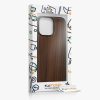 Kwmobile калъф за Apple iPhone 16 Pro Max, кафяв, дърво/силикон, KWM000022UR001C