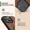 Kwmobile калъф за Apple iPhone 16 Pro, кафяв, дърво/силикон, KWM000022UT001C