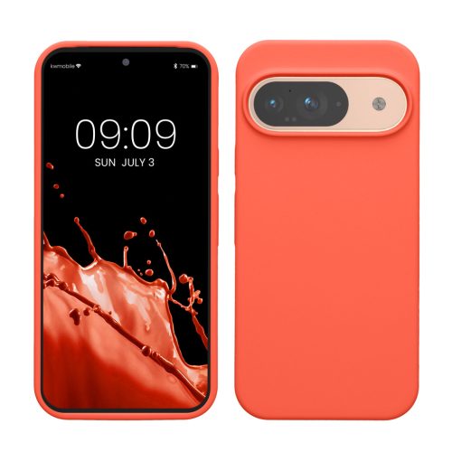 Kwmobile калъф за Google Pixel 9/Pixel 9 Pro, розов, силиконов, KWM000020PI020C