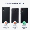 Комплект калъф и защитно фолио Kwmobile за Samsung Galaxy Xcover 5, черен, еко кожа/силикон, KWM000021UY001C