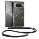 Kwmobile калъф с връзка за връзка за Google Pixel 8 Pro, многоцветен, силиконов, KWM0000208S005C