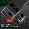 Kwmobile калъф с връзка за връзка за Google Pixel 8a, прозрачен/черен, силиконов, KWM000020KX004C