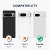 Kwmobile калъф с връзка за връзка за Google Pixel 8a, прозрачен/черен, силиконов, KWM000020KX004C
