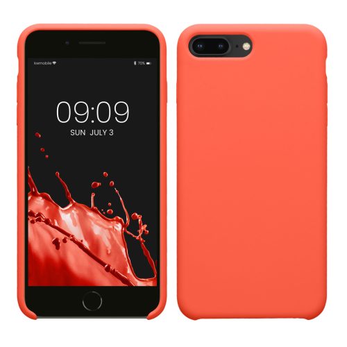 Kwmobile калъф за Apple iPhone 8 Plus/iPhone 7 Plus, розов, силиконов, KWM0000087L102C