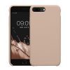 Kwmobile калъф за Apple iPhone 8 Plus/iPhone 7 Plus, кремав, силиконов, KWM0000087L104C