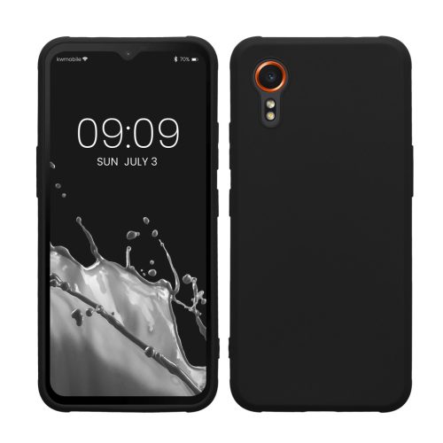 Kwmobile калъф за Samsung Galaxy Xcover 7, черен, силиконов, KWM000021VH001C