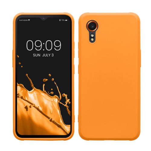 Kwmobile калъф за Samsung Galaxy Xcover 7, оранжев, силиконов, KWM000021VH005C