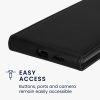 Kwmobile калъф за Samsung Galaxy S20 FE, черен, еко кожа/силикон, KWM000021VK001C